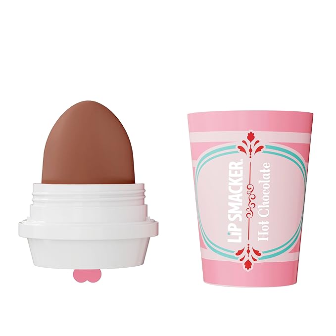 Lip Smacker Holiday Café Balm Trio, Moisturizing Lip Balm Set with Festive Flavors, Collectible Frappe Cup Design, Perfect Holiday Gift for Kids & Lip Balm Lovers