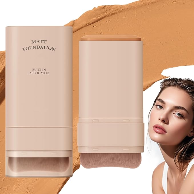 VV Foundation Stick, VV Double Head Foundation Make-Up Stick, 6 in 1- Luxury Anti-Wrinkle Foudation Stick, Korean Foundation Stick (#05)