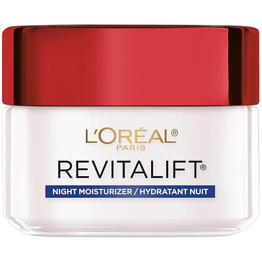 L'Oreal Paris RevitaLift Anti-Wrinkle Firming Night Cream, 1.7 Ounces Single pack