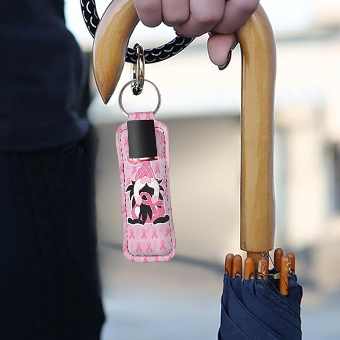 Pensura Chapstick Holder Keychain Fashion 5 Pcs Car Keychain Holder Portable Chapstick Holder Keep from Scratched and Dust