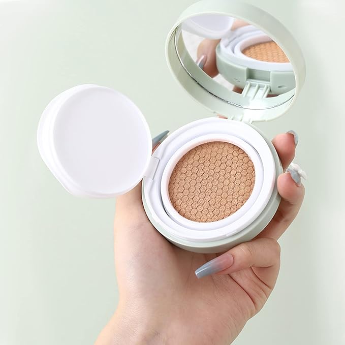 Air Cushion BB Cream Brightening Light Sense Concealer Moisturizing Smooth Face Base Makeup Long-Lasting Full Coverage Light Breathable Oil Control Moisturizing Delicate Not Dull Natural Color
