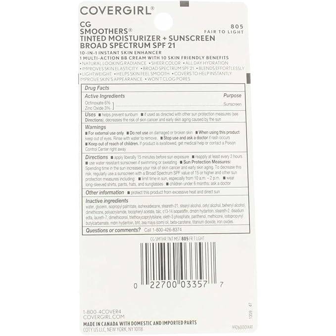 Cover Girl 03357 805fairlt Covergirl Bb Cream