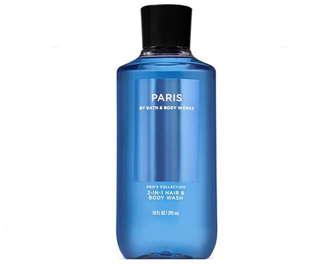Bath & Body Works Paris For Men 2 in 1 Hair Body Wash 10 fl oz (10 ounce)