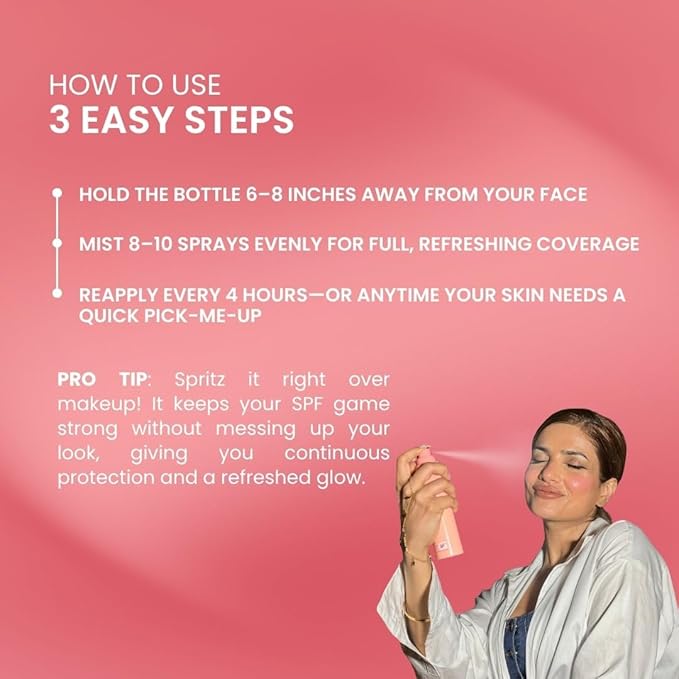 Glow Up Juice Spf 35 Pa++++ 100Ml | Rose & Rice Toner Korean Skincare For Glass Skin | Uv Rays Protection | Brightens & Smoothens | Dewy Mist For All Skin Types | Dermatologically Tested