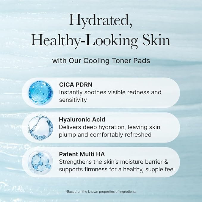 Arencia PDRN Hyaluronic Deep Hydration Toner Pads, 90 Count, 6.76 fl. oz, with 10 Types of Hyaluronic Acid for All Skin Types
