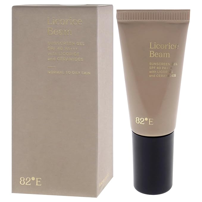 Licorice Beam Sunscreen Gel SPF 40 PA Plus Mini by 82E for Women - 0.5 oz Sunscreen