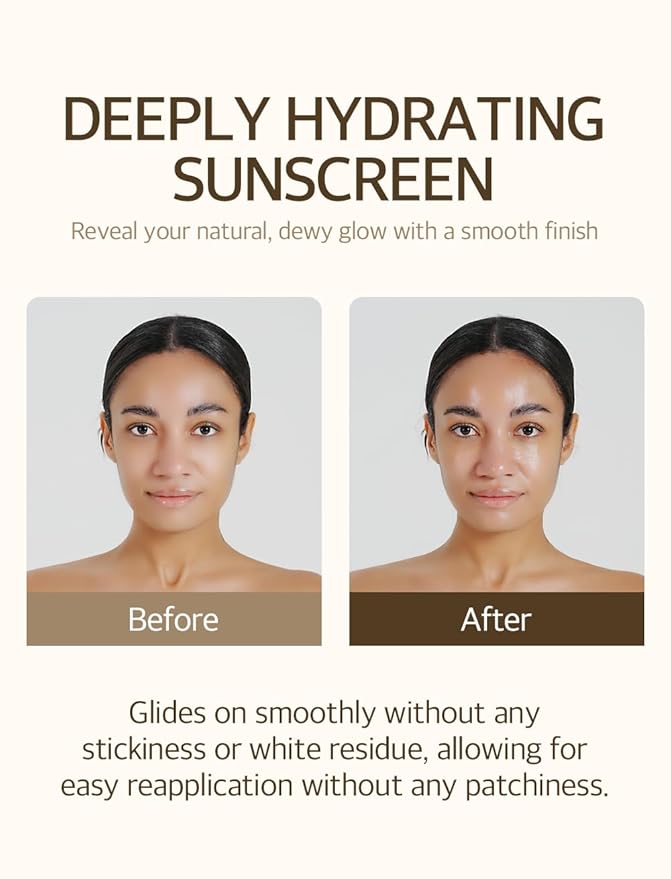 mixsoon Bean Sunscreen-Lightweight Airy Texture SPF 50 Korean Sunscreen for Face, No White Cast, Non-Sticky Stocking Stuffers 50ml / 1.69 fl.oz. Korean Glass Skin Care