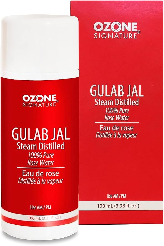 Signature Gulab Jal | Rose Water For Men & Women | Pure Steam Distilled Rose Water for Face | Ideal For All Skin Types Helps in Soft, Glowing & Moisturising The Skin | Enriched with Organic Ingredient