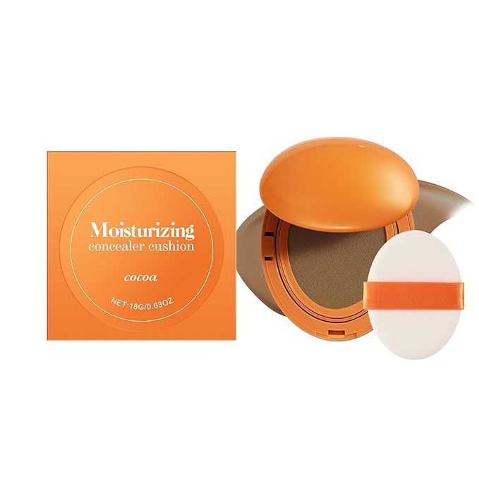 Air Cushion BB Cream Foundation 3 Shades Tinted Moisturizing Waterproof Long-lasting Nude Natural Concealer, Oil Control BB Cream Makeup (Cocoa)