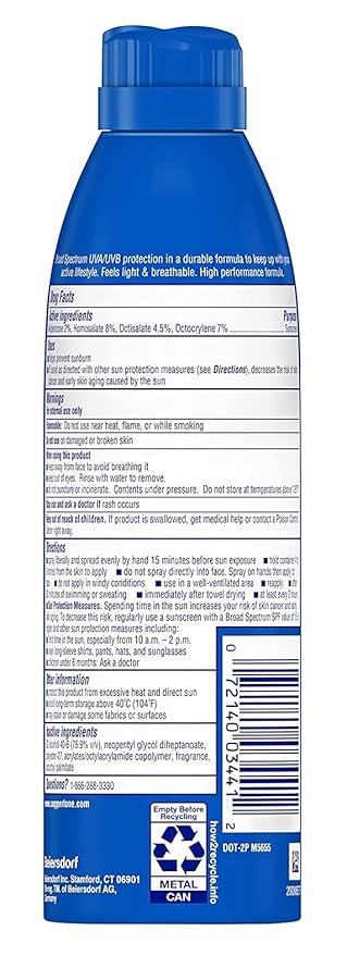 Coppertone Continuous Spf#30 Spray Sport 5.5 Ounce (162ml) (6 Pack)
