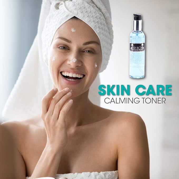 Terry Jacobs Rejuvenating Calming Toner for Face Skin Care Routine Treatment for Normal and Dry Skin | PH Balanced, Removes Excess Oil, Dirt and Make Up Left Over