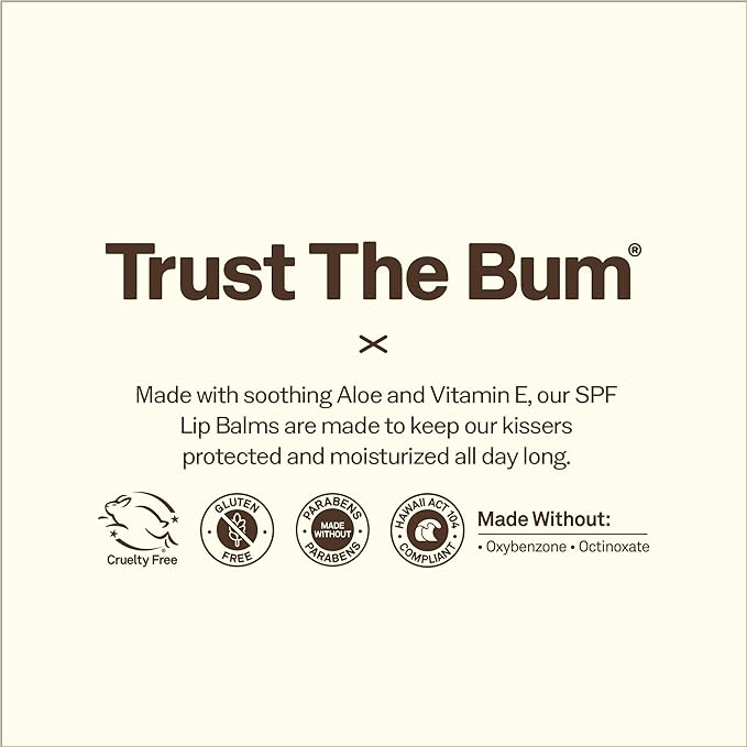 Sun Bum SPF 30 Sunscreen Pomegranate Lip Balm - Moisturizing Aloe Vera and Vitamin E - Vegan and Cruelty Free - Broad Spectrum UVA/UVB Lip Protection - 0.15 oz Stick
