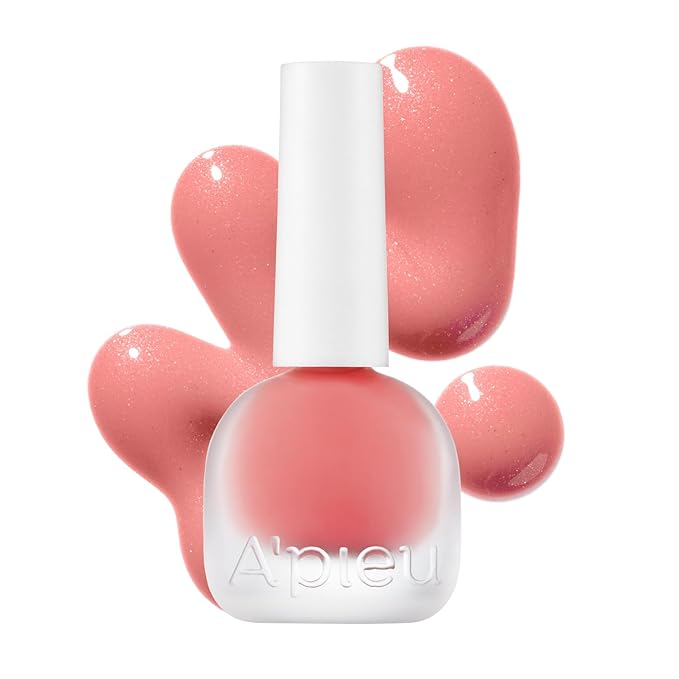 A'PIEU Juicy-Pang Water Blusher [PK04] – Fruity Liquid Blush for Cheeks, Buildable & Blendable Color, Hydrating Dewy Finish with Fruit Extract Blend & Rose Flower Water, 0.31 fl oz