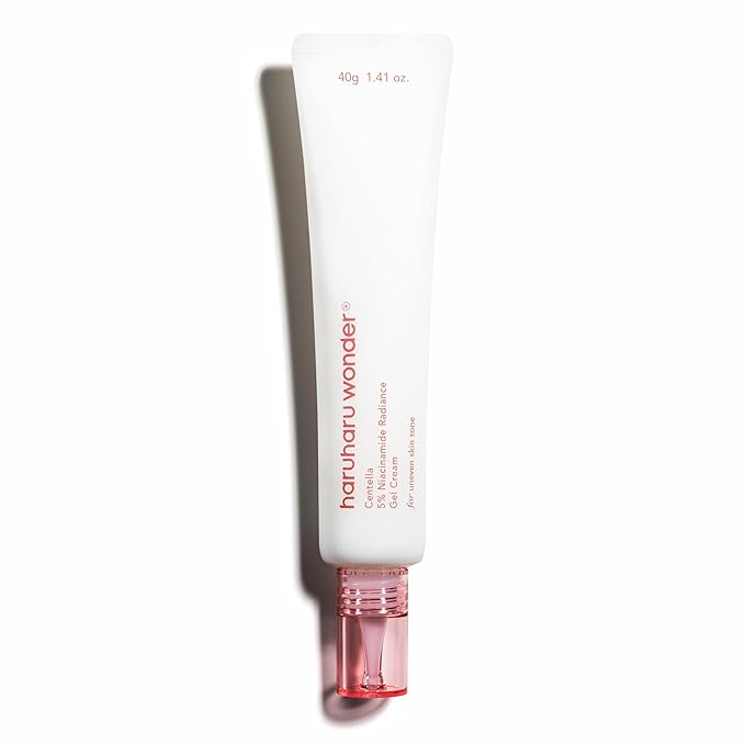HARUHARU wonder Centella 5% Niacinamide Radiance Gel Cream, Reduces Fine Lines, Improves Skin Tone, Pore Minimizer, Hydrating & Soothing, For All Skin Types, 1.41 fl oz