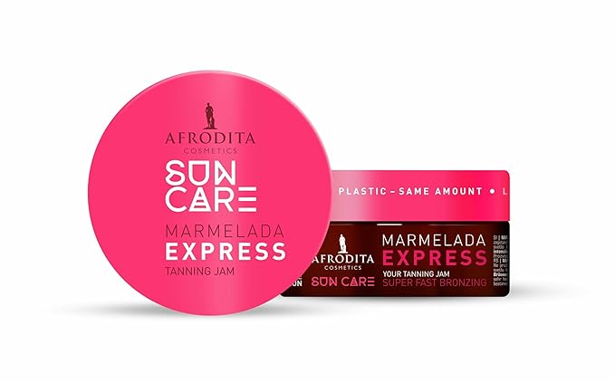 Sun Care Marmelada Tanning Accelerator | For Quick and Intense Tan | with 100% Organic Coconut Oil, Karité and Cocoa Butter | Silicone-Free | Vegan (Express)