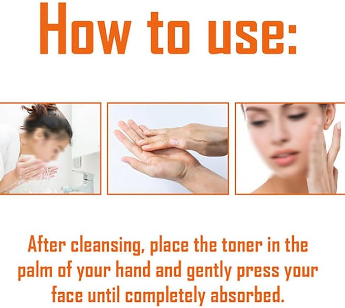 Turmeric Toner Facial Black Spot Eraser, Moisturizing and Firming Toner, 100ml (1PC)