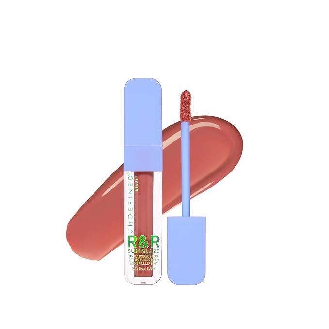 Undefined R&R Sun Glaze SPF 40 Mineral Lip Oil Tint Sunscreen (Nude)