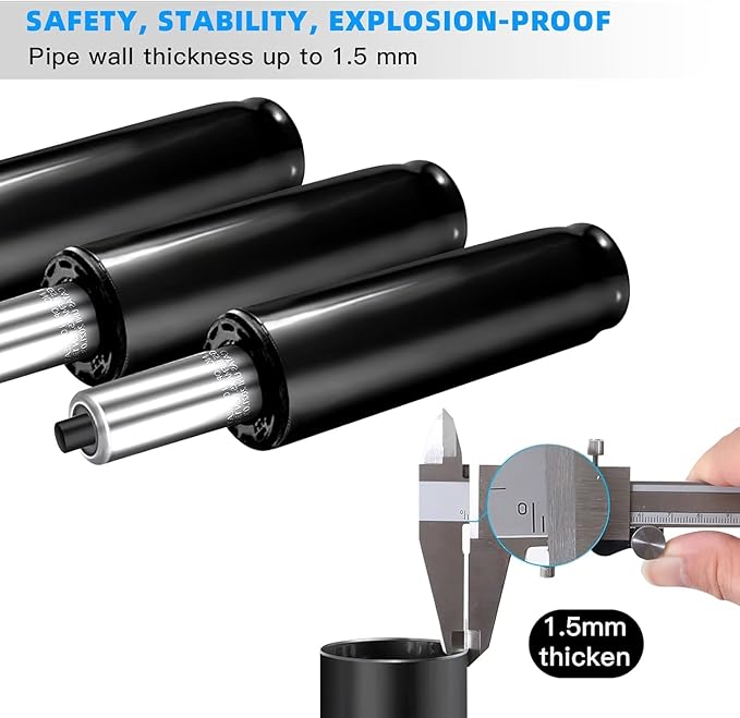 Universal Size Chair Cylinder Replacement Parts 4.0 inch Stroke Heavy Duty Gas Lift Cylinder for Office Desk Chairs/Gaming Chair,Hydraulic Piston Cylinder Heavy Duty 1000 LBs