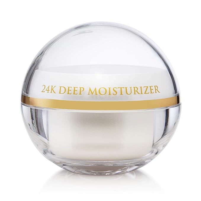 Orogold White Gold Day Moisturizer - 24k Gold Deep Moisturizer with White Tea, Chamomile, Shea Butter, Vitamin C and E - 1.6 Oz