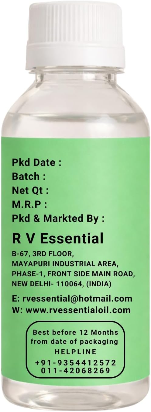 R V Essential Pure Rose Water/Gulab Jal 200ml (6.76oz)- (100% Pure and Natural)