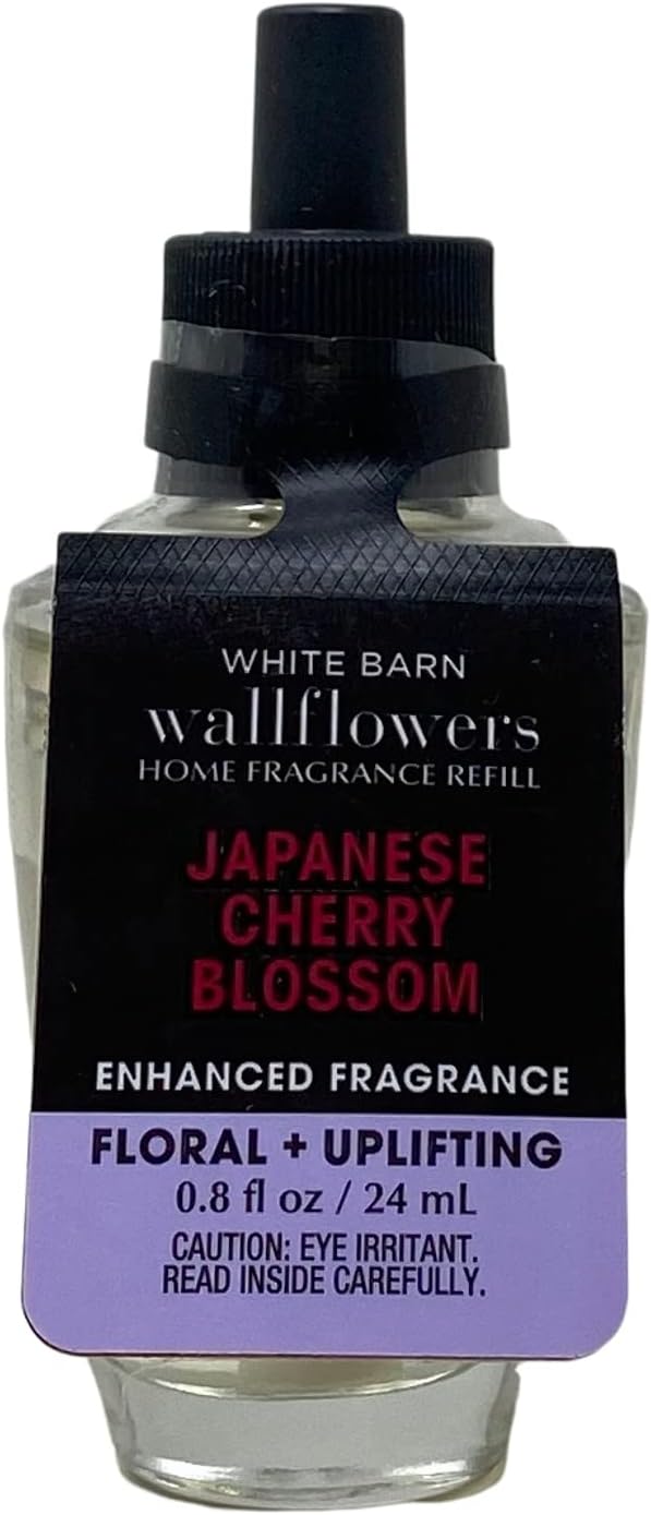 Bath & Body Works Japanese Cherry Blossom 6 Pack Wallflowers Home Fragrance Refills - Marbela Sample Soap