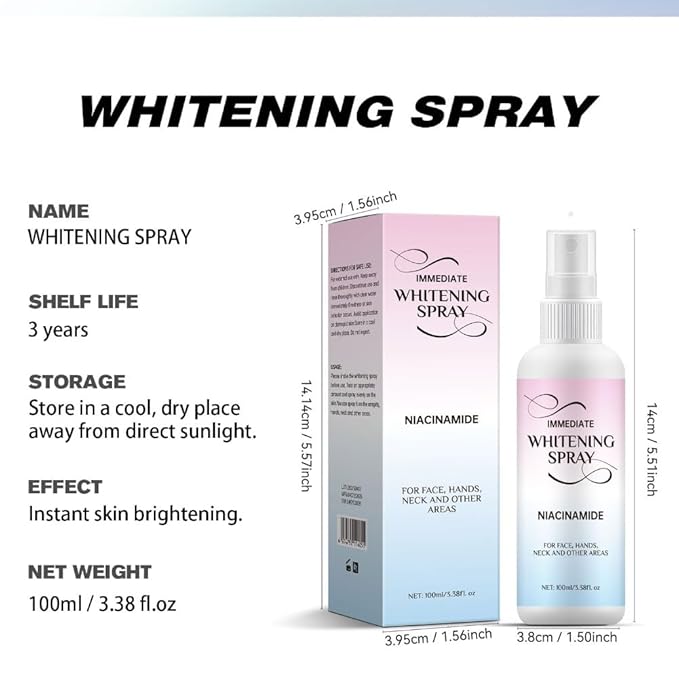 2PCS Whitening Spray for Women Skin Brightening Moisturizing BB Cream Face Foundation Skin Care Beauty Cosmetics