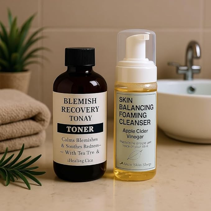 Nature Skin Shop Blemish Recovery Toner with Tea Tree & CICA - 4.5 Ounces - Facial Tonic for Acne Prone, Oily & Sensitive Skin - Calms Redness & Soothes Post-Blemish Irritation - Alcohol-Free