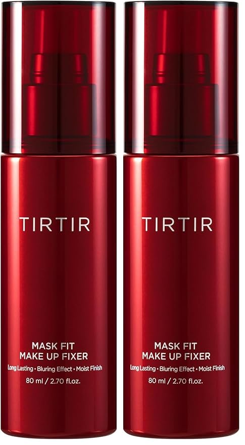 TIRTIR Mask Fit Make-up Fixer | 24H Transfer-Resistant Lightweight Non-Greasy Makeup Setting Spray 2.7 Fl Oz (Pack of 2)