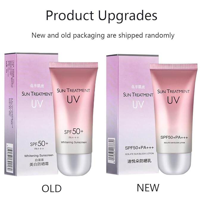 Sunscreen Cream Uv Spf 50 Korean, Sunscreen Cream Uv Isolation Spf 50+(2pcs)