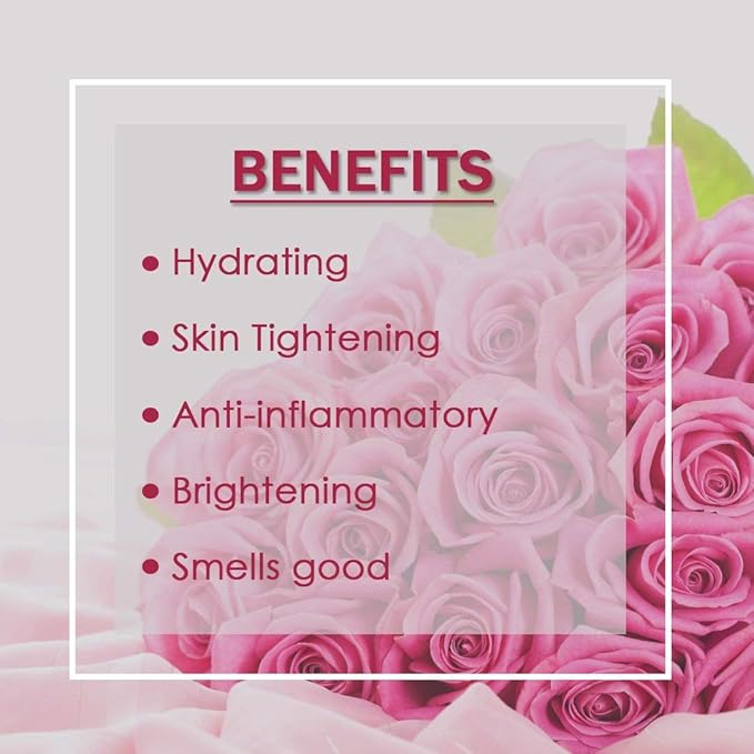 Aroma..Musk 100% Organic & Natural Rose Water for Face & Skin - 100ml (Pack of 1) | Steam Distilled Gulab Jal Spray | Natural Toner, Hydrating Mist, Facial Cleanser | Alcohol & Paraben Free