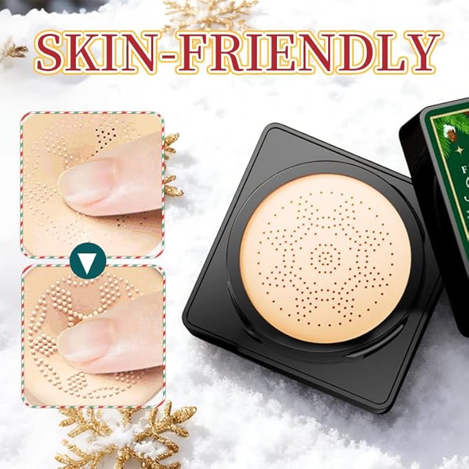 Air Cushion CC Cream Foundation Makeup, BB Cream Makeup, Color Correcting CC Cream, Tattoo Cover Up Makeup, Natural Full Coverage Foundation, Moisturizing Concealer Brighten,Even Skin Tone #01 Lvory