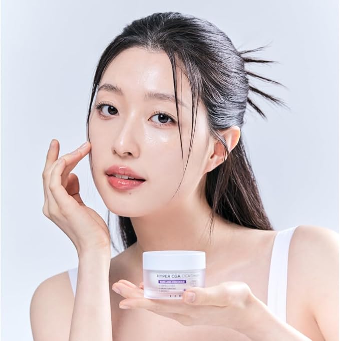 IZEZE Hyper CICA Toner 5.07 fl.oz, 150ml and Hyper CICA Cream 1.69 fl.oz, 50ml Bundle l Low-Irritation Centella CICA Facial Toner, Korean Skin Care for Sensitive Skin, Acne-Prone Skin