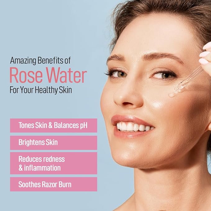 Organic Rose Water by Refresh Botanicals | ECOCERT Cosmos Certified | for All Skin Types | Rose Water for Face | Alcohol-Free, Chemicals Free | Product of Canada | 90 ml