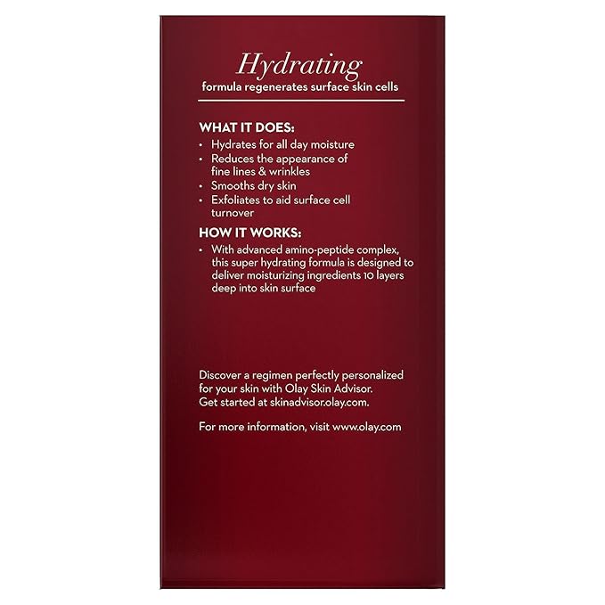 Olay Regenerist Deep Hydration Regenerating Cream Moisturizer,1.7 fl oz,(Pack of 2)