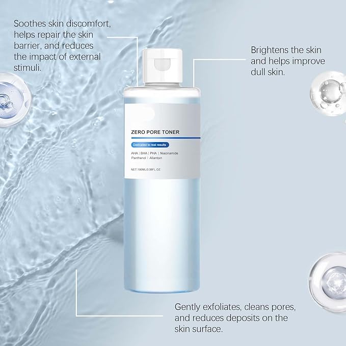 Exfoliating & Hydrating Toner - Gentle Exfoliation, Long-Lasting Moisture, Relieves Dry/Tight Skin, Improves Dry Texture(1PCS)