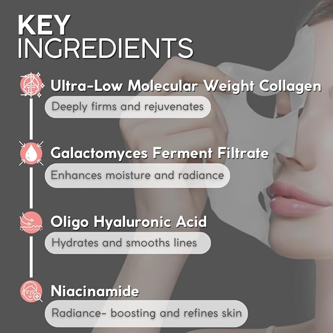 ERASE Clear Skin 3-Step System | Spotless Serum + Pro-Collagen Hydrating Mask + Acne Patches | Brighten, Hydrate & Clear Skin | Niacinamide, Vitamin C & Collagen | For Teens & Adults