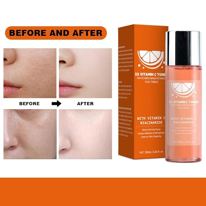 2PCS Whitening Brightening Face Toner Brightening Cream Hydration Barrier