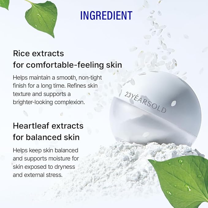 [23YEARSOLD] Derma Thin Zero Sebum Powder (Lavender) – Sensitive-Skin Friendly Oil-Control Setting Powder, Lightweight Pore-Blurring Formula for a Smooth, Long-Lasting Matte Finish, 1.4 oz