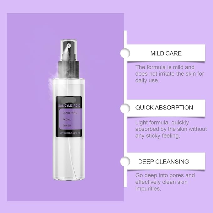 Hydrating Toner: Oil Control, Pore Minimizing, Quick Absorption, Gentle & Long-Lasting Moisture(2PCS)