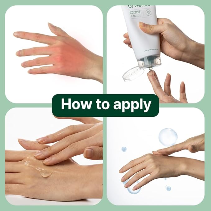 CICA Cooling Gel Moisturizer – Fast-Absorbing Centella Soothing Gel for Sensitive Skin Care, Sun-Exposed Skin Relief, Lightweight Korean Hydrating Gel (5.07 Fl Oz.)