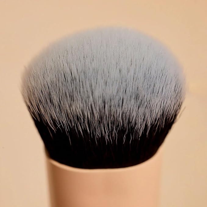 + Lux Unfiltered - Perfecting Face Makeup Brush - Blush & Highlighter Brush for Liquids or Creams - For Targeted Application - Vegan & Cruelty Free Synthetic Bristles