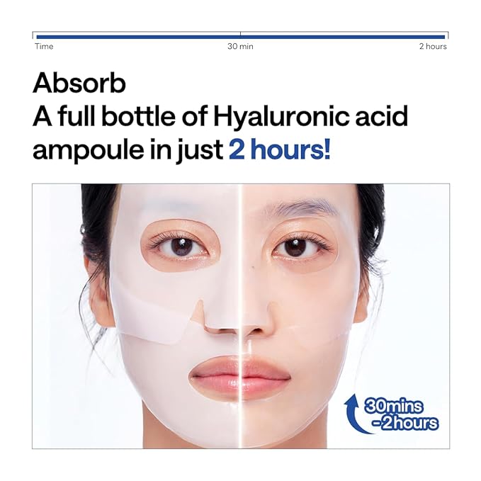 Mediheal Hyper Hyaluronate - Hydrogel Moisture Deep Mask, Overnight Hydrating & Plumping Gel Mask, Long-Lasting Moisture Lock, Smooth & Supple Skin Care, Korean Skincare (10ea)