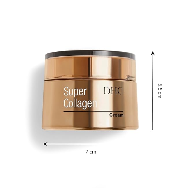 DHC Super Collagen Cream, Brightening, Collagen-Boosting Moisturizer, Skin-plumping, Fragrance and Colorant Free, Ideal for all skin types, 1.7 oz. Net wt.