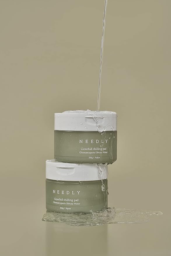 Needly Cicachid Skincare Set (Toner pad + Ampoule + Cream)