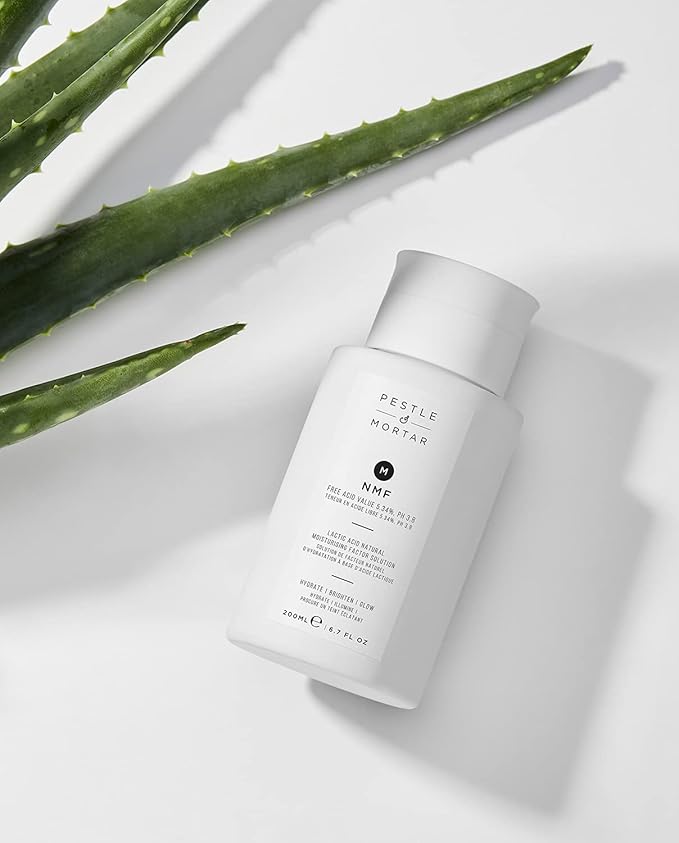 Pestle & Mortar NMF 5.34% Lactic Acid Facial Toner, Pore Minimizing & Hydrating Face Exfoliant, Alcohol Free & Cruelty-Free (6.8 fl oz)