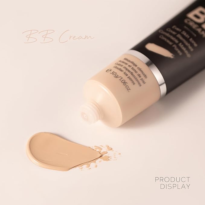 Hydrating BB Cream, Full-Coverage Foundation & Concealer Face Moisturizer for Women Beauty Skin, Even Skin Tone, Oil Control & Cover Flaws, Natural Finish for All Skin Types (Wheat 270)
