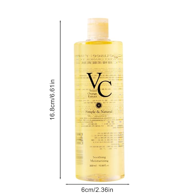 VC Toner Intensive, VC Toner Refreshing Hydrating Rejuvenating, Vitamin C Moisturizing Toner, Hydrating Facial Toner - 300ml
