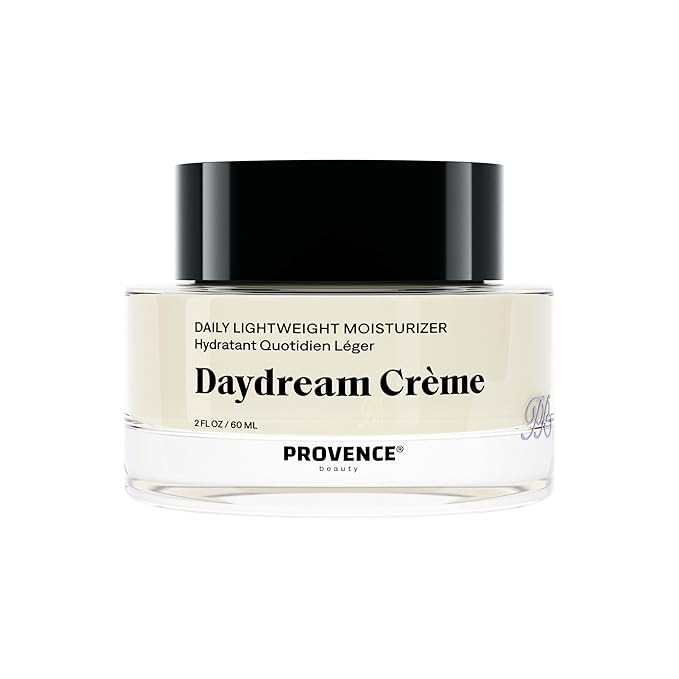 Provence Beauty Daydream Crème – Lightweight Face Moisturizer with Ashwagandha, Vegan Collagen & Immortal Flower – Hydrating Face Cream, Plumps & Balances Skin – 2 fl oz