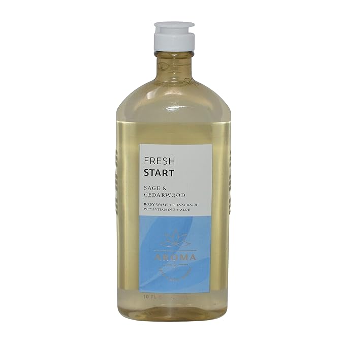 Bath & Body Works Vitamin E and Aloe Shower Gel 10oz Each (Sage Cedarwood)