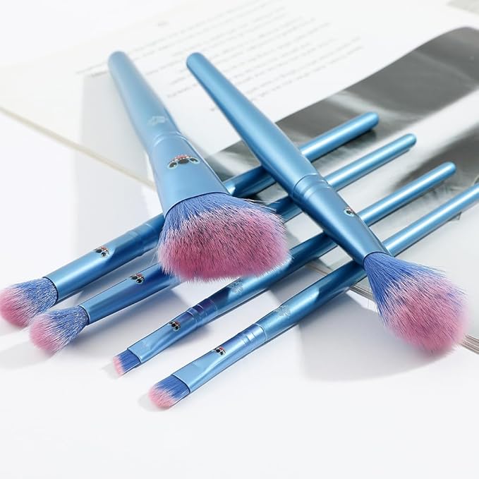 Stitch Stuff Stitch Gifts for Girls Makeup Brushes Gift Box Magic Eye Shadow Eyeliner Blending Lip Brush Anime Cosmetic Brush Set Collection